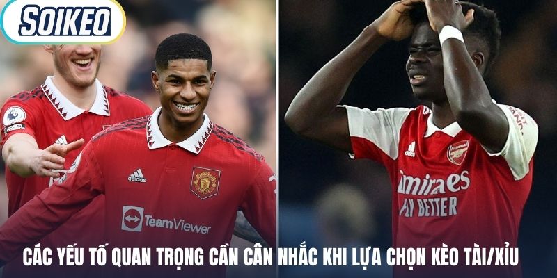 Các yếu tố quan trọng cần cân nhắc khi lựa chọn kèo Tài/Xỉu