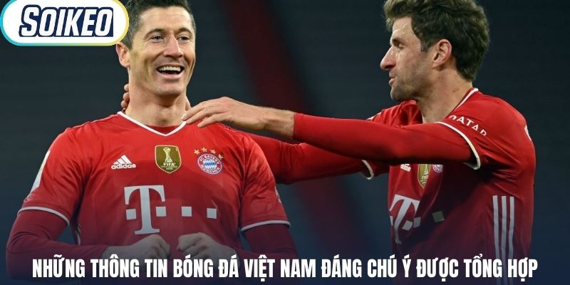 Những thông tin bóng đá Việt Nam đáng chú ý được tổng hợp